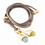 Læder halskæde - Sence Copenhagen